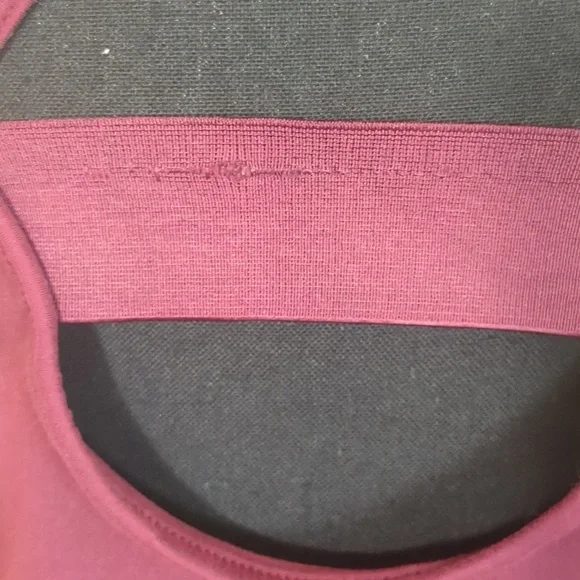 Burgundy Racerback Top By Rae Mode - Picture 5 of 7